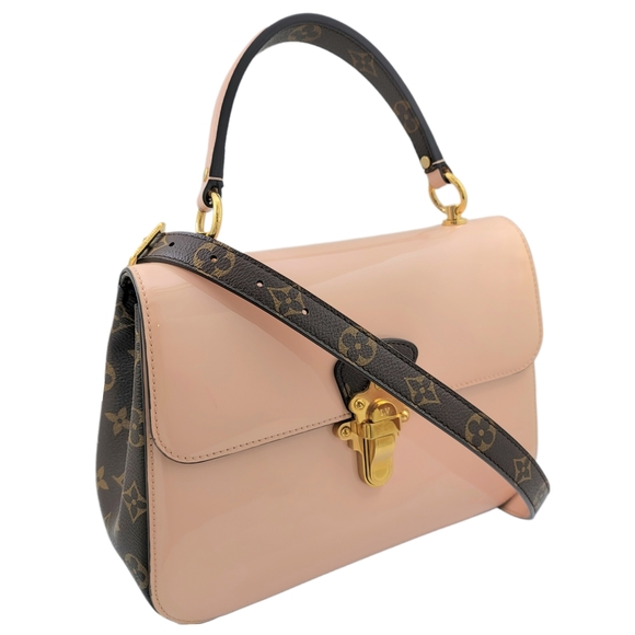 LOUIS VUITTON Cherry Wood PM 2WAY Bag Monogram Vernis Rose Ballerine - Picture 1 of 16